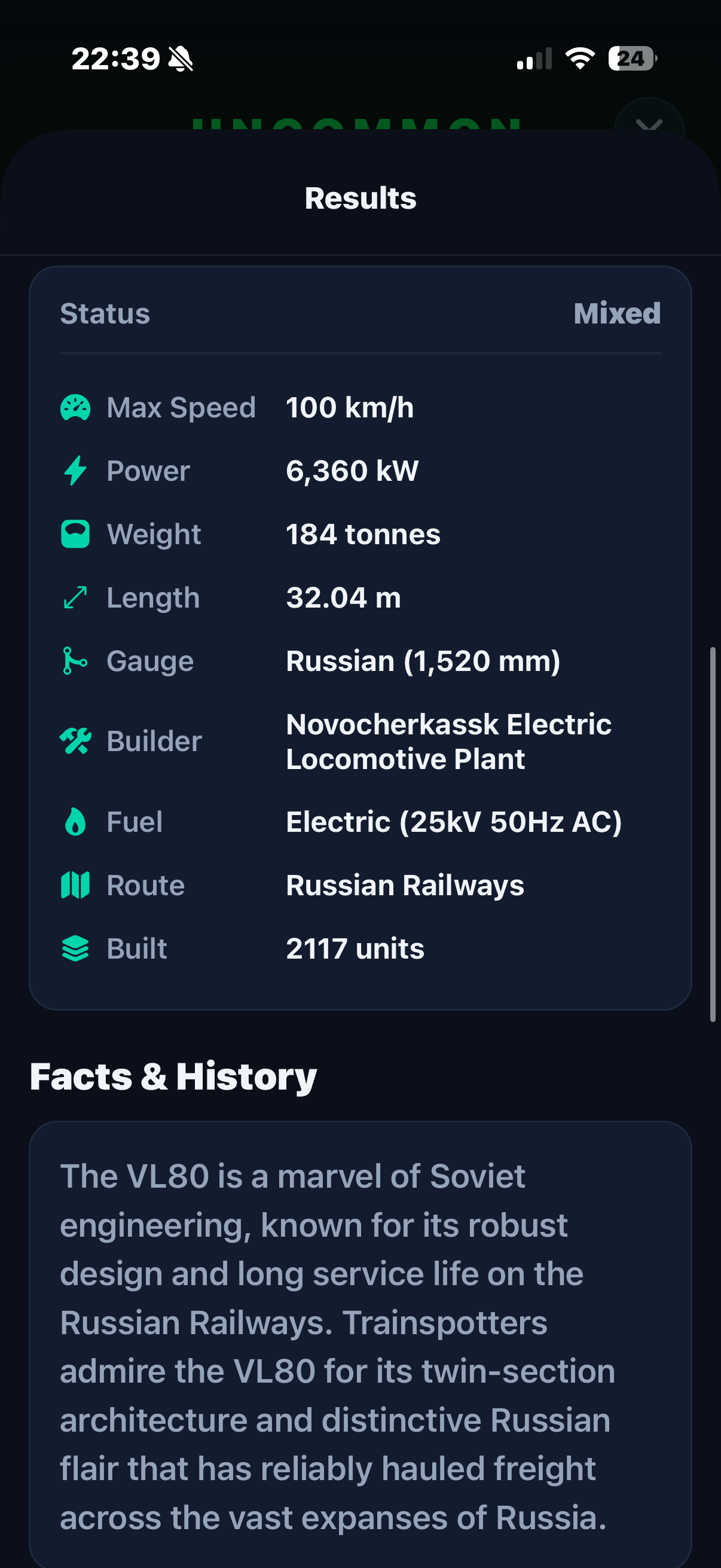 LocoSnap technical specifications